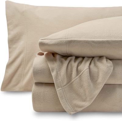Bare Home extra plush pill resistance fleece deep pocket sheet set 