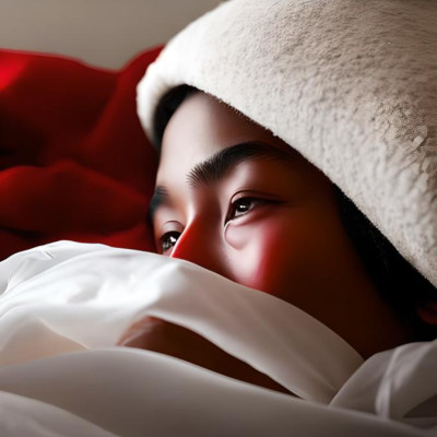 person allergic to mattress in bed