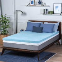 Sure2Sleep Cool Gel Swirl memory foam mattress topper