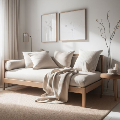 day bed in guest room